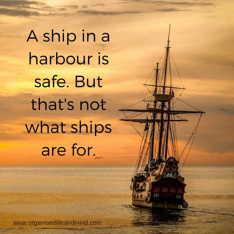 A ship in a harbour is safe Organised Life and Mind