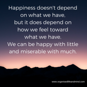 Happiness doesn't depend