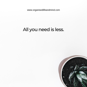 All you need is less Saturday quote