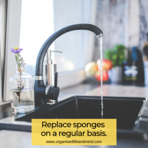 Replace sponges spring clean