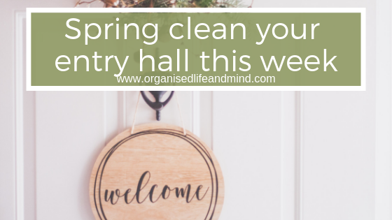 Spring clean your entry hall