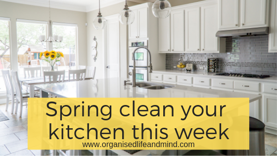 Spring clean your kitchen