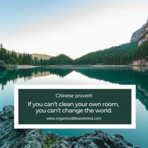 Saturday Quote clean room change World