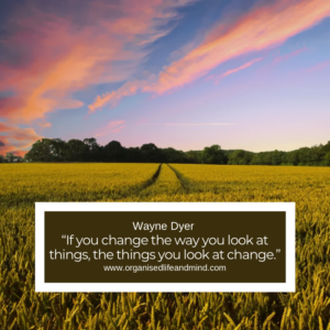 Saturday quote “If you change the way you look at things, the things you look at change.”