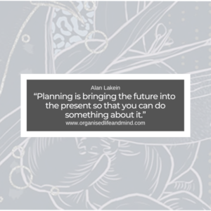Saturday quote 2025-42 “Planning is bringing the future into  the present so that you can do something about it.” Alan Lakein