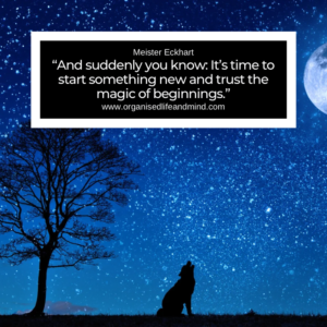 Saturday Quote 2025-49“And suddenly you know: It’s time to start something new and trust the magic of beginnings.” Meister Eckhart