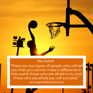Saturday Quote 2026-39 “There are two types of people who will tell you that you cannot make a difference in this world: those who are afraid to try and those who are afraid you will succeed.” Ray Goforth