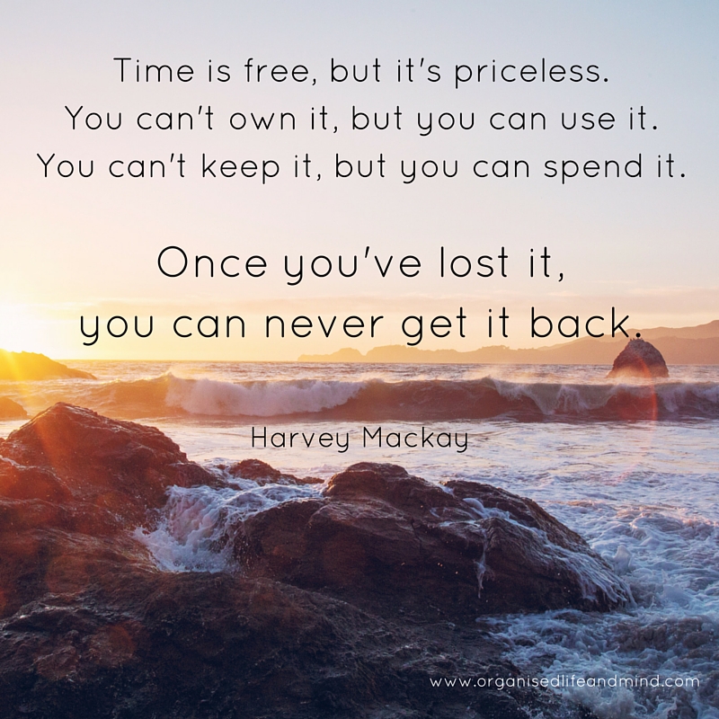 Use your resources wisely - Organised Life and Mind